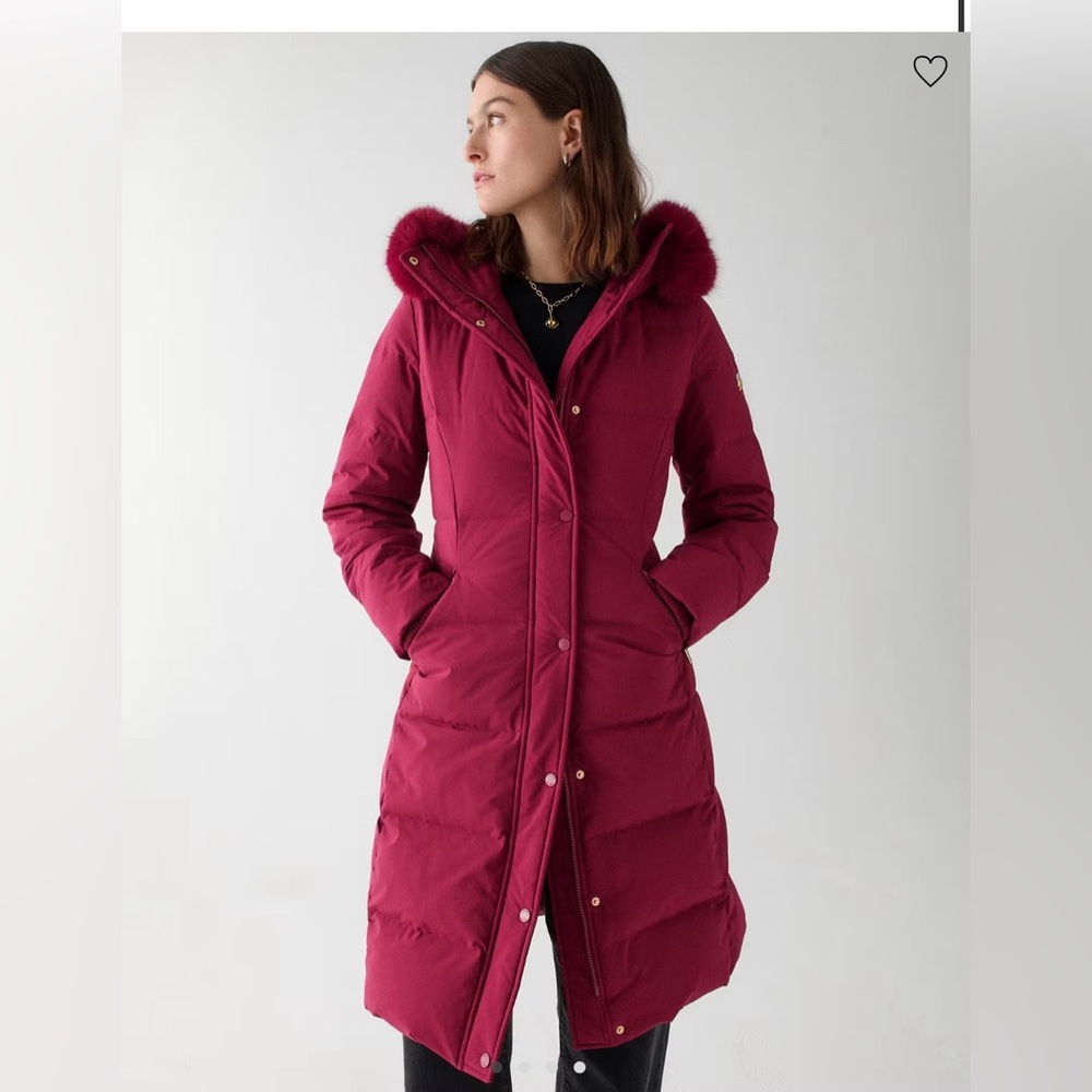 Kate Spade New York Long Parka With Faux Fur Trim Puffer Coat Jacket - Picture 3 of 16